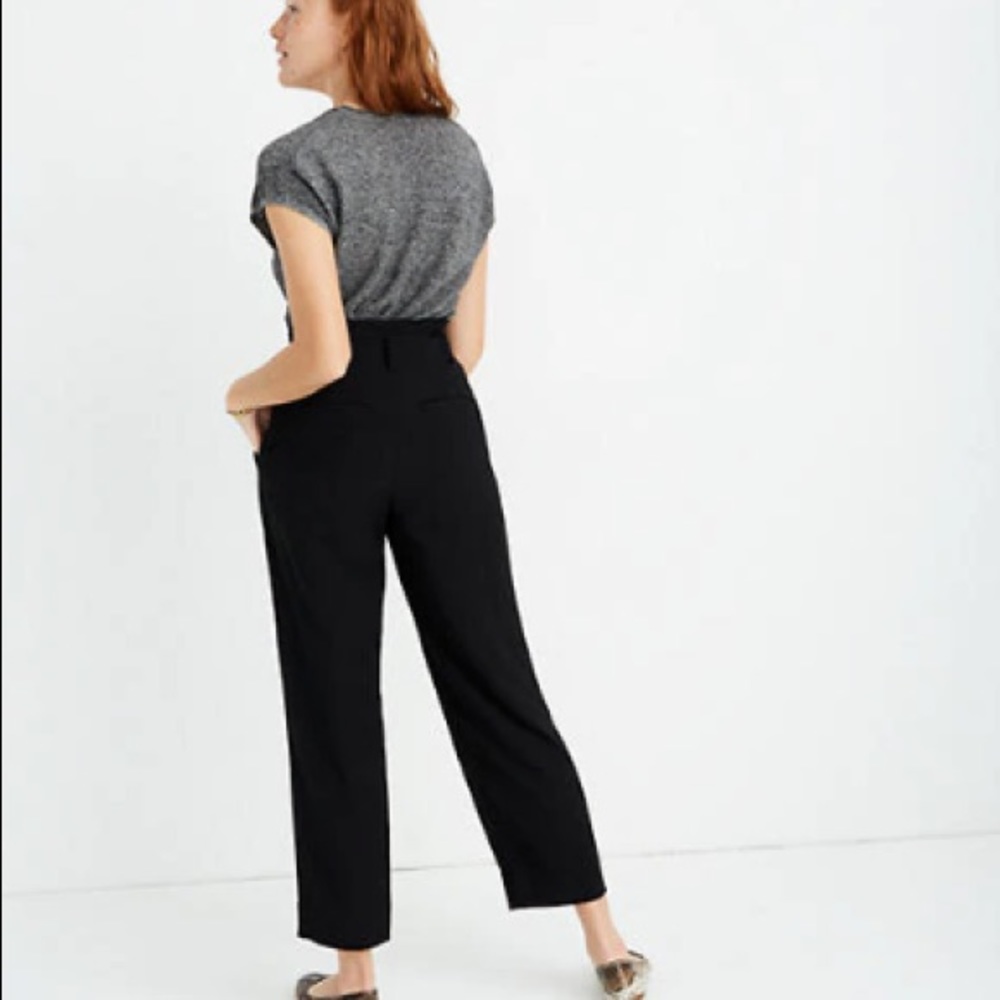 Madewell Drapey Paper-Bag Pants